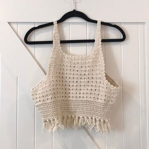 Zara Crochet crop top